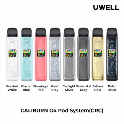 UWELL CALIBURN G4 OPEN POD KIT - Polar Black