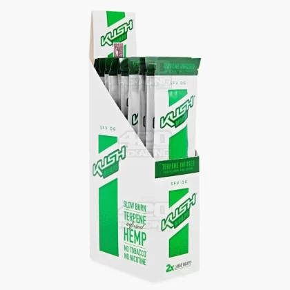 KUSH | ‘Retail Display’ Flavor Infused Herbal Wraps | 87mm – SFV OG – 15 Count