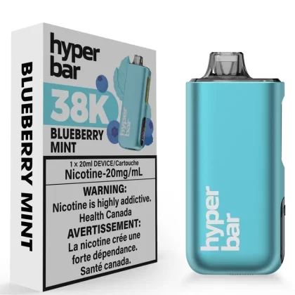 Hyperbar BE38000 Disposable Vape – Blueberry Mint