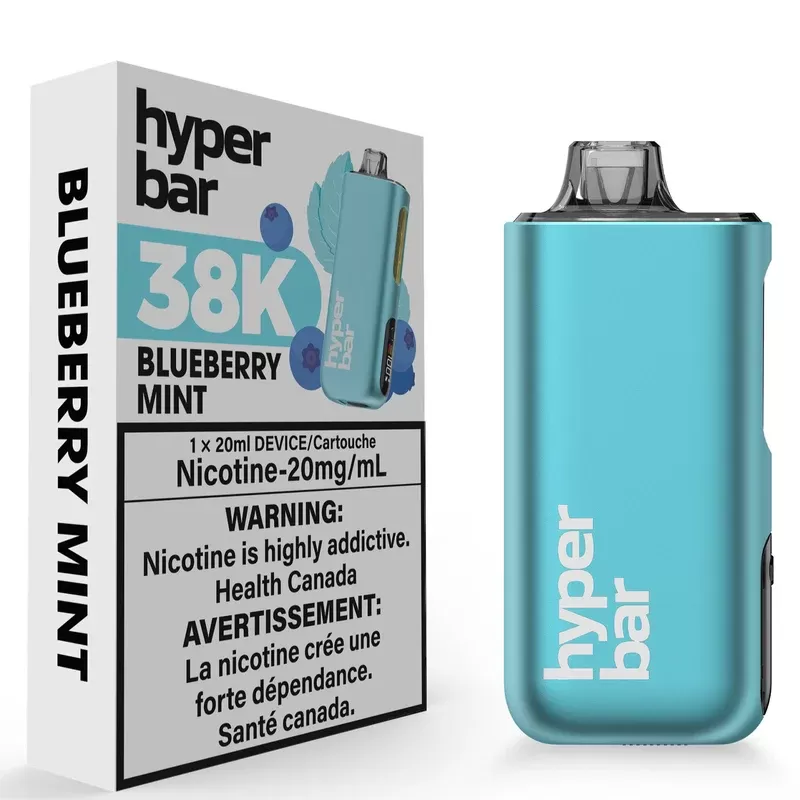 Hyperbar BE38000 Disposable Vape – Blueberry Mint