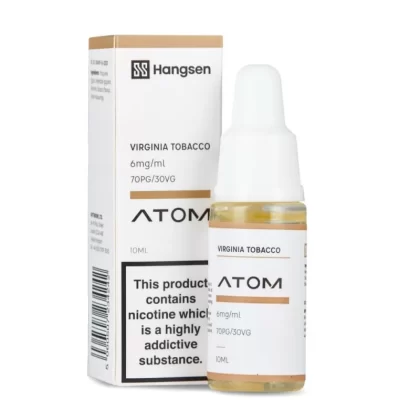 Virginia Tobacco E-Liquid Atom Series by Hangsen (10ml) - 3mg