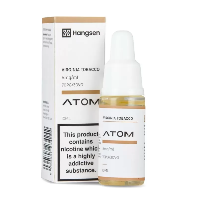 Virginia Tobacco E-Liquid Atom Series by Hangsen (10ml) - 3mg