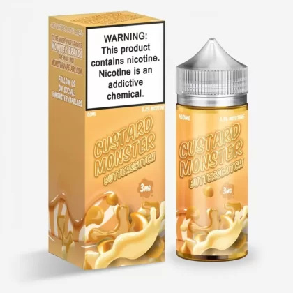 Butterscotch – Custard Monster – 100mL Made in USA Bliss