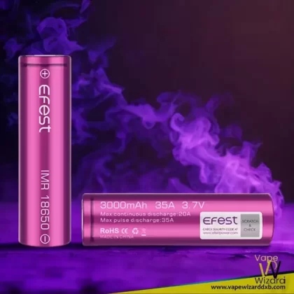 EFEST 18650 IMR 3000mAh - Vapewizarddxb