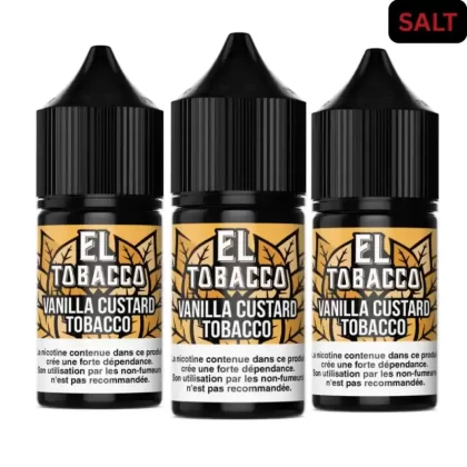 El Tobacco Salt – Vanilla Custard Tobacco E-liquide 30ml - Vape Product