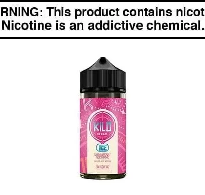 STRAWBERRY NECTARINE ICE BY KILO REVIVAL 100ML - Vapejuice