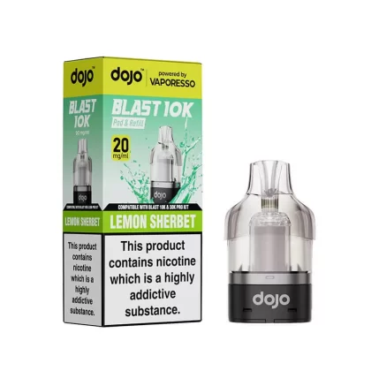 Vaporesso DOJO Blast Pod & Refill For 10K or 30K Device – Lemon Sherbet - 20mg