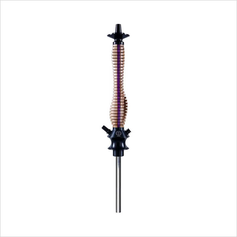 Shisha Karma 3.0 Stripe Violet - Karma / Uszczelka / Talerzyk / Drewno / Fioletowy