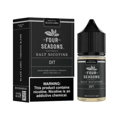 Four Seasons Black Label CVT Salt 30ml E-Juice