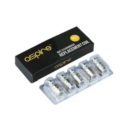 Aspire BVC Replacement Coils 1.6 OHM 1.8 OHM (pack of 5)