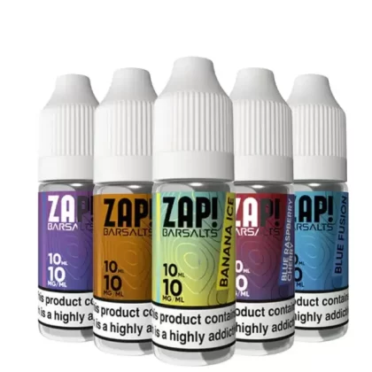 10mg ZAP! Bar Salts Nic Salt 10ml (50VG/50PG)