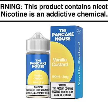 VANILLA CUSTARD BY THE PANCAKE HOUSE 100ML - Vapejuice