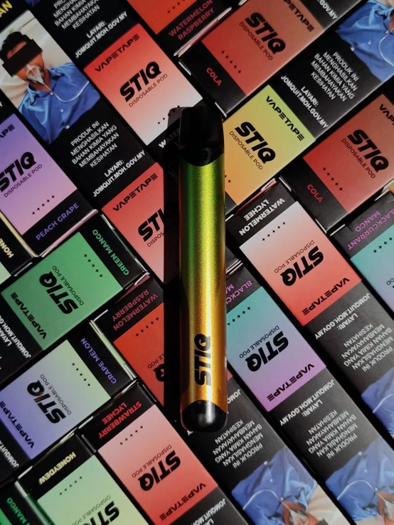 STIQ Disposable Pod 3000 puffs by VAPETAPE Akta 852 Registered - Vapeandgo Com My - Image 2