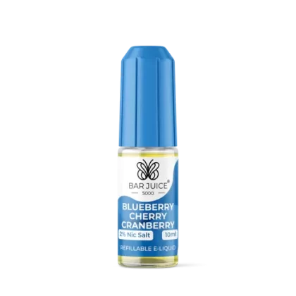 Blueberry Cherry Cranberry Nic Salt E-Liquid by Bar Juice 5000 - Eliquidsupply
