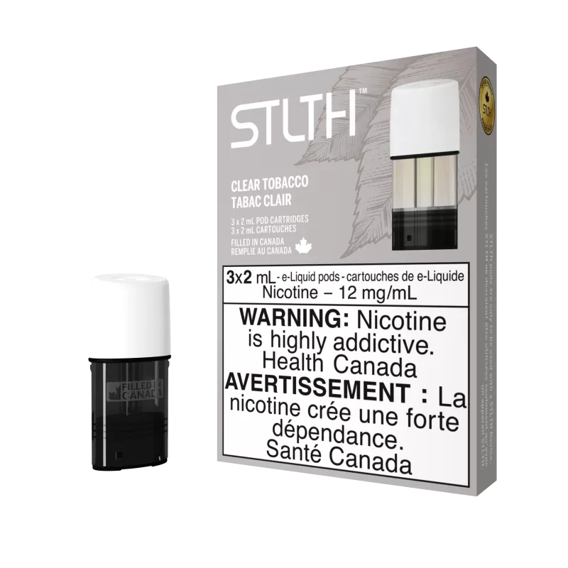 STLTH Pod Pack - Clear Tobacco - 20 mg/mL (wholeseller) - Excise FED, 20 mg/mL (CK) - Excise FED (6EC8F0)