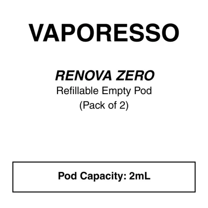 Vaporesso – Renova Zero Replacement PODs 2 PK - Vapeys Co Nz