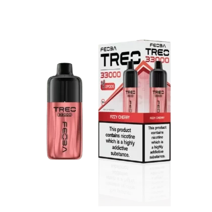 Feoba Treo 33000 Prefilled Pod Kit Fizzy Cherry - Nicotine Strength#20mg