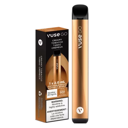 VUSE Disposable Vape – VUSE GO Disposable – Creamy Tobacco