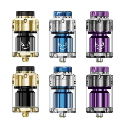 Hellvape Dead Rabbit 3 RTA Atomizer J Edition - Shiny SS Blue