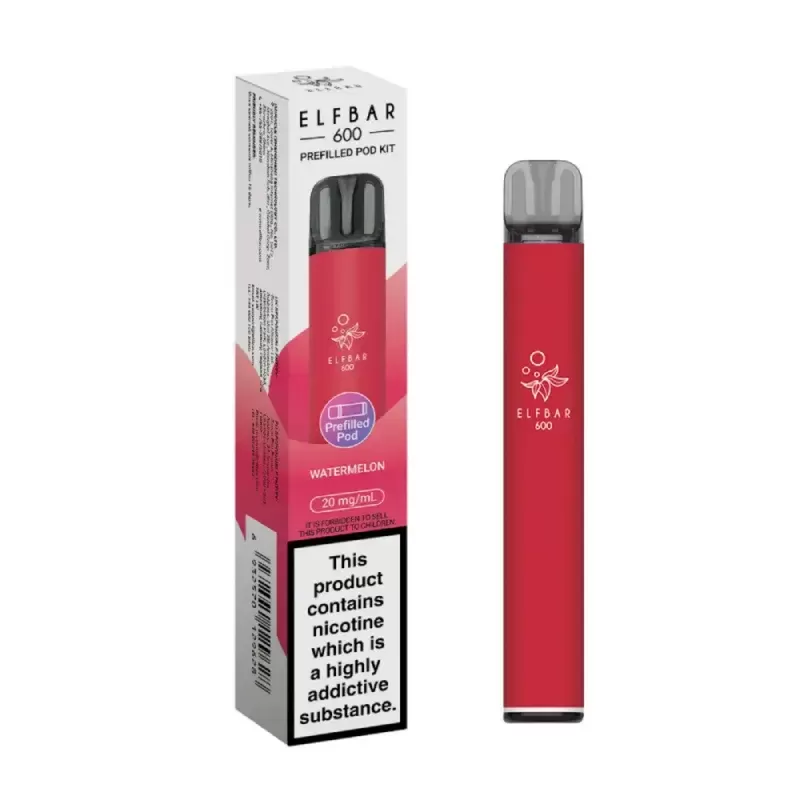 ELFBAR 600 Prefilled Pod Kit Watermelon - Ejuicewarehouse