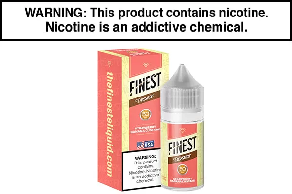 STRAWBERRY BANANA CUSTARD BY FINEST SALT 30ML - Vapejuice