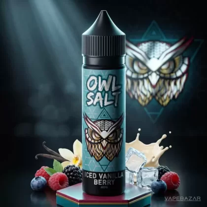OWL Salt Longfill Iced Vanilla Berry Aroma 10ml in 60ml - 0 mg/ml / 10 ml / 60 ml