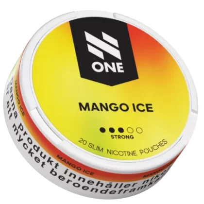 N One Slim Mango Ice, All White 9mg