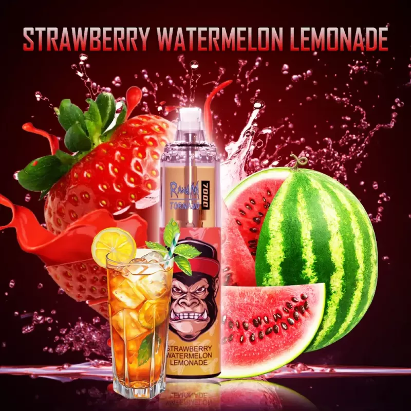 FUMOT Strawberry Watermelon Lemonade Randm Tornado 7000 Puff geschmack Bar R and M Vape Pen