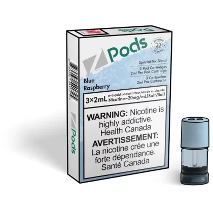 Zpods – Blue Raspberry - Ecigdepot