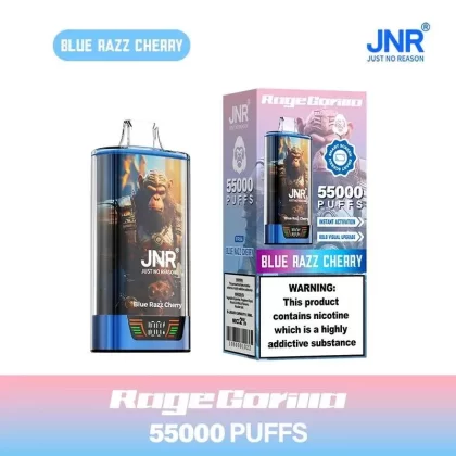 PUFF 55000 JNR RAGE GORILLA – Blue Razz Cherry