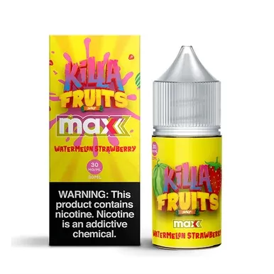Watermelon Strawberry by Killa Fruits Salt Max TFN Salts 30mL - Nicotine Level#30mg>50mg