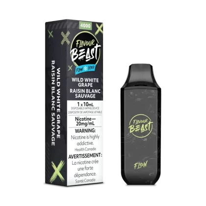 Flavour Beast Flow Rechargeable Disposable 4000 Puffs – Wild White Grape Iced