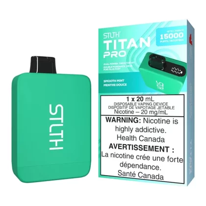 STLTH Titan Pro Disposable Vape Device – Smooth Mint