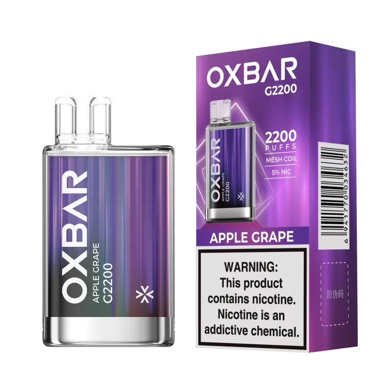 OXBAR G2200 Disposable Device – 2200 Puffs x 10 PCs - 10pcs (Bundle Pack) / Strawberry Kiwi - Image 2