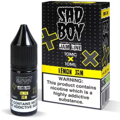 Sadboy Lemon Jam Nic Salt Vape Juice - 10 Pack - 10mg