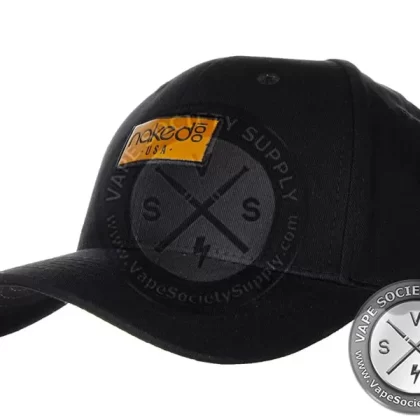 Naked 100 Dad Caps Leather Logo