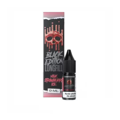 Longfill Aromat Dark Line Black 9/10ml Milk Strawberry Ice