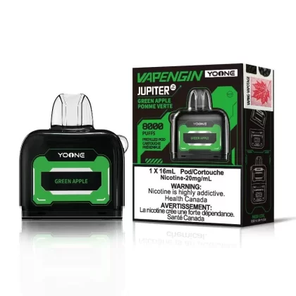 Yoone Vapengin Green Apple Disposable Pod (8000 Puffs)