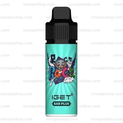 Iget Bar Plus KIT Watermelon Mint Ice - Banana Ice / Blueberry raspberry bubble gum / Cherry pomegranate / Cola Ice / Double Apple / Grape Ice / Melon Ice / Orange grapefruit lemon / Passion fruit kiw