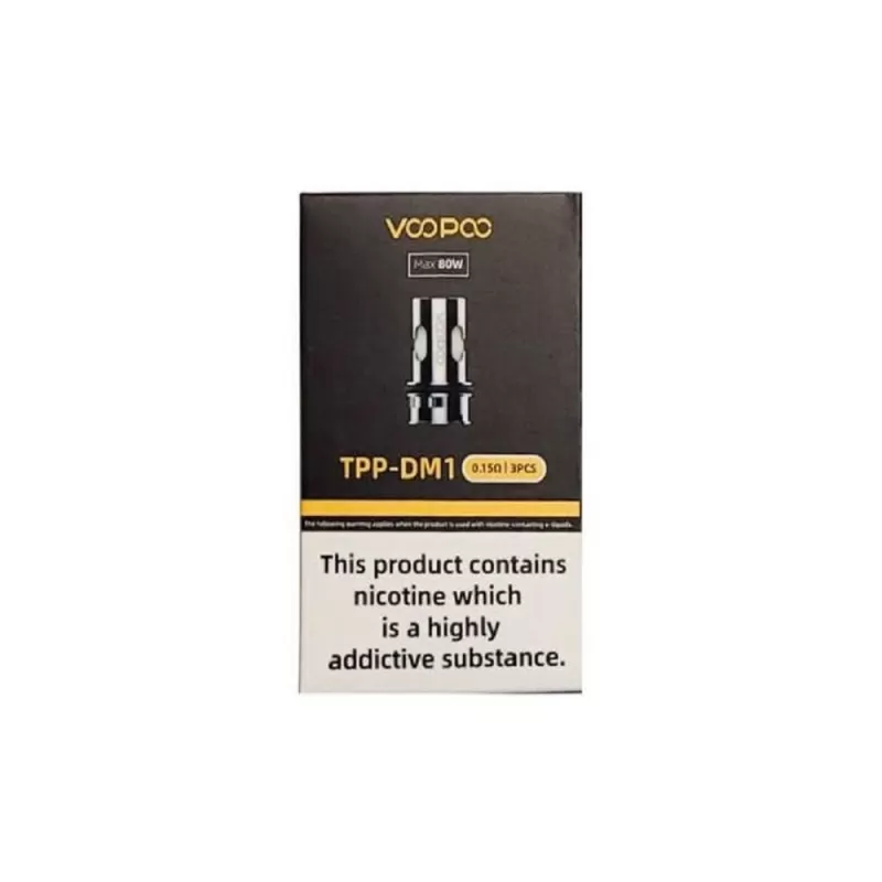 TPP DM replacement coils by Voopoo (3 Pack) - 0.3 Ohm