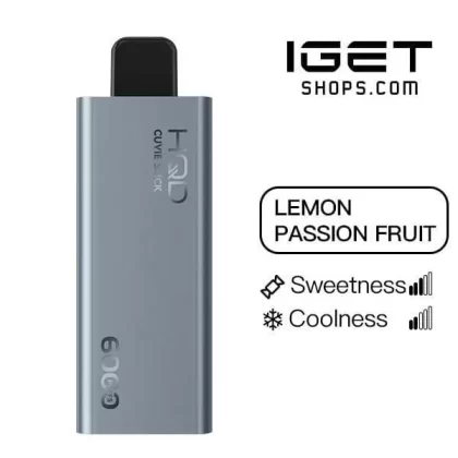 HQD Cuvie Slick 6000 – Lemon Passion Fruit - Vape Store