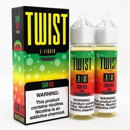 Twist e-Liquids Sweet & Sour eJuice - 120mL (2x60mL); Vape Product, Vape Product