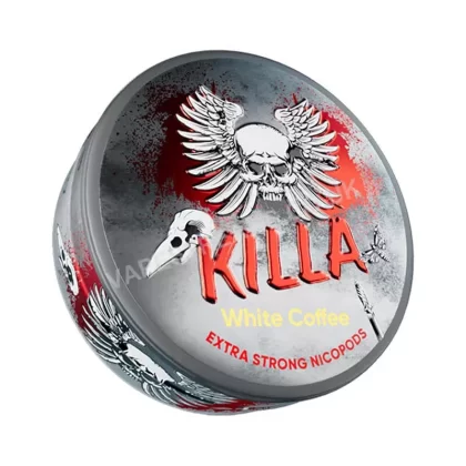 White Coffee Killa Nicotine Pouches 16.5mg – 5 Tubs