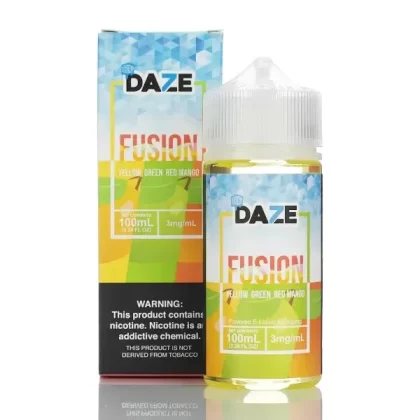 7 Daze Fusion TFN – Yellow Green Red Mango ICED – 100ml
