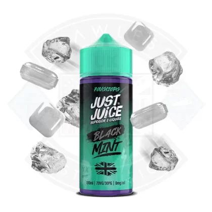 Just Juice Mint – Black 0mg 100ml Shortfill - Ecigdepot