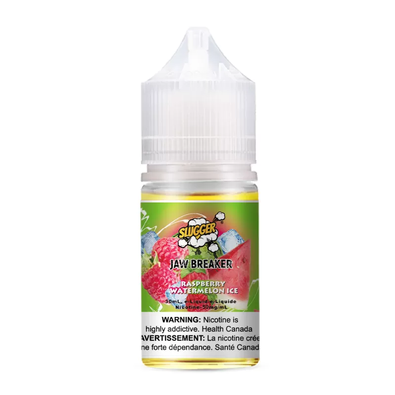 Slugger Jaw Breaker Series Raspberry Watermelon Ice – 30ml Nic Salt - Vape Product, Vape Product - Image 2