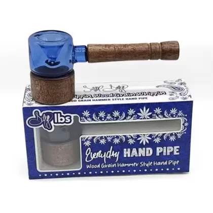 Dogg Lbs Wood Grain Hammer Hand Pipe - Virginiavapes