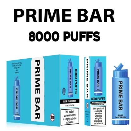 Original Prime Bar 8000 Rechargeable Disposable Vape Pen Device 850mAh 10000puffs ( )