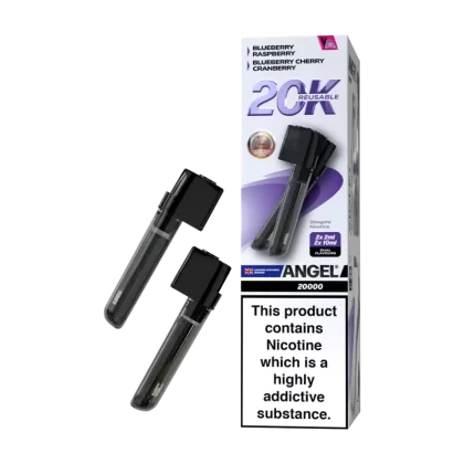 Violet Edition Vapes Bars Angel 20k Refill Pack - 20mg - Vape Product (136D2D)