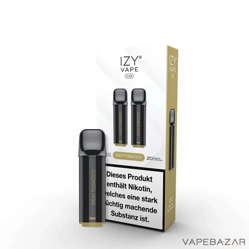 IZY Vape – IZY CLICK Pod – Rich Tobacco 20mg/ml Nikotin - Image 2